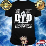 A son's first hero dad a daughter's first love oklahoma raiders shirt