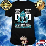 A son's first hero dad a daughter's first love philadelphia eagles shirt