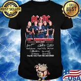 Ac Dc 48th Anniversary 1973 2021 Birthday Signature Shirt