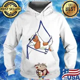 Aerial silks dancer aerialist air yoga acrobatics dog s Hoodie