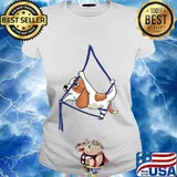 Aerial silks dancer aerialist air yoga acrobatics dog s Ladies tee