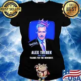 Alex trebek 1940 2020 thanks for the memories signature s Ladies tee