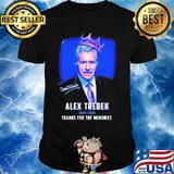 Alex trebek 1940 2020 thanks for the memories signature shirt