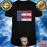 American Flag Scamdemic Election Shirt