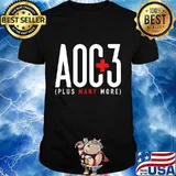 Aoc+3 plus many more pride climate change green new deal shirt