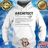 Architect noun an individual who does precision guess-work based on unreliable data provided by those of questionable knowledge s Hoodie