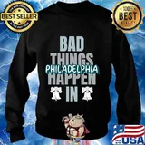 Bad Things Happen In Philadelphia Philly Pride Liberty Bell Shirt Sweater