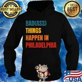 Bad things happen in philadelphia philly pride vintage s Hoodie