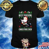 Best Pucking Christmas Ever Santa Claus Ice Hockey Ugly Shirt