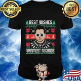 Best wishes warmest regards ugly christmas shirt