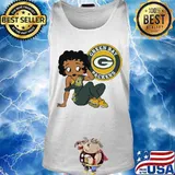 Betty boop green bay packers football s Tank top