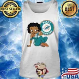 Betty boop miami dolphins football s Tank top