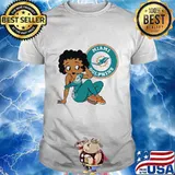 Betty boop miami dolphins football shirt