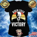 Biden 2020 Victory Vintage Shirt Ladies tee