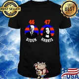 Biden 46 harris 47 our 46th president and future 47th shirt