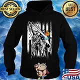 Biden 46th President Statue Of Liberty Goodbye Trump American Flag Shirt Hoodie