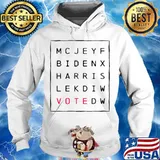 Biden harris 2020 election eye chart premium s Hoodie