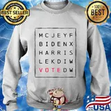 Biden harris 2020 election eye chart premium s Sweater