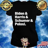 Biden harris schumer and pelosi democratic leadership team s Ladies tee