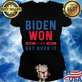 Biden won get over it patriotic pro joe s Ladies tee
