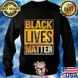 Black lives matter gold vintage s Sweater
