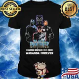 Black Panther Chadwick Boseman 1976 2020 Wakanda Forever Shirt