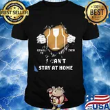 Blood inside barware covid-19 2020 i can't stay at home shirt