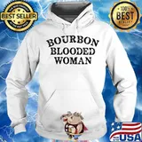 Bourbon blooded woman vintage s Hoodie