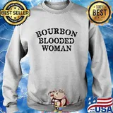 Bourbon blooded woman vintage s Sweater