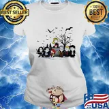Buffy And Friends Halloween Tree Shirt Ladies tee