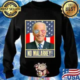 Bye Don No Malarkey Joe Biden American Flag Shirt Sweater