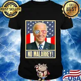 Bye Don No Malarkey Joe Biden American Flag Shirt