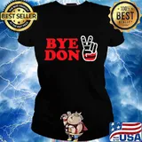 Bye don peace donald trump s Ladies tee