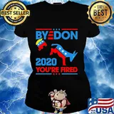 Byedon trump biden 2020 you're fired elephant goat s Ladies tee