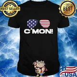 C'mon Joe Biden Vintage Retro Sunglasses Debate American Flag Shirt