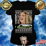 Carol baskin ugly christmas s Ladies tee