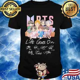 Chibi Bts Life Goes On Signature Shirt