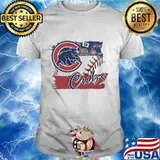 Chicago cubs baseball flag shirt