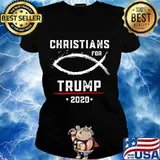 Christians For Trump 2020 Shirt Ladies tee