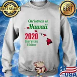 Christmas In Hawaii 2020 Quarantine Edition Map Shirt Sweater