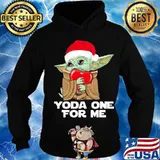 Christmas yoda one for me heart s Hoodie