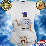 Clayton kershaw 22 baseball player s Ladies tee