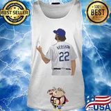 Clayton kershaw 22 baseball player s Tank top