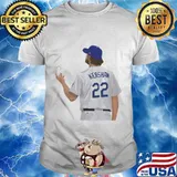 Clayton kershaw 22 baseball player shirt
