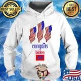 Congrats joe biden 46 american flag 2020 s Hoodie
