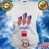 Congrats joe biden 46 american flag 2020 s Ladies tee