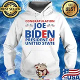 Congratulation joe biden president of united state american flag s Hoodie