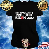 Congratulation president biden 2020 america s Ladies tee
