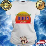 Congratulations joe biden 2020 vintage retro s Ladies tee