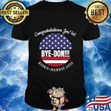 Congratulations joe biden 46 bye-don biden-harris 2020 shirt